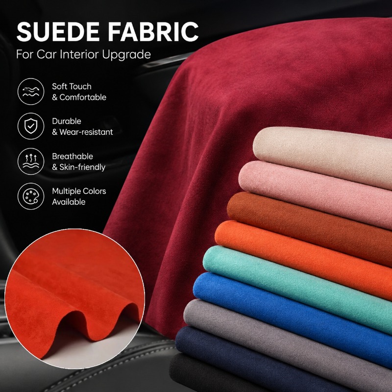 Home Textiles Premium - Premium Micro Suede Fabric, Car Upholstery