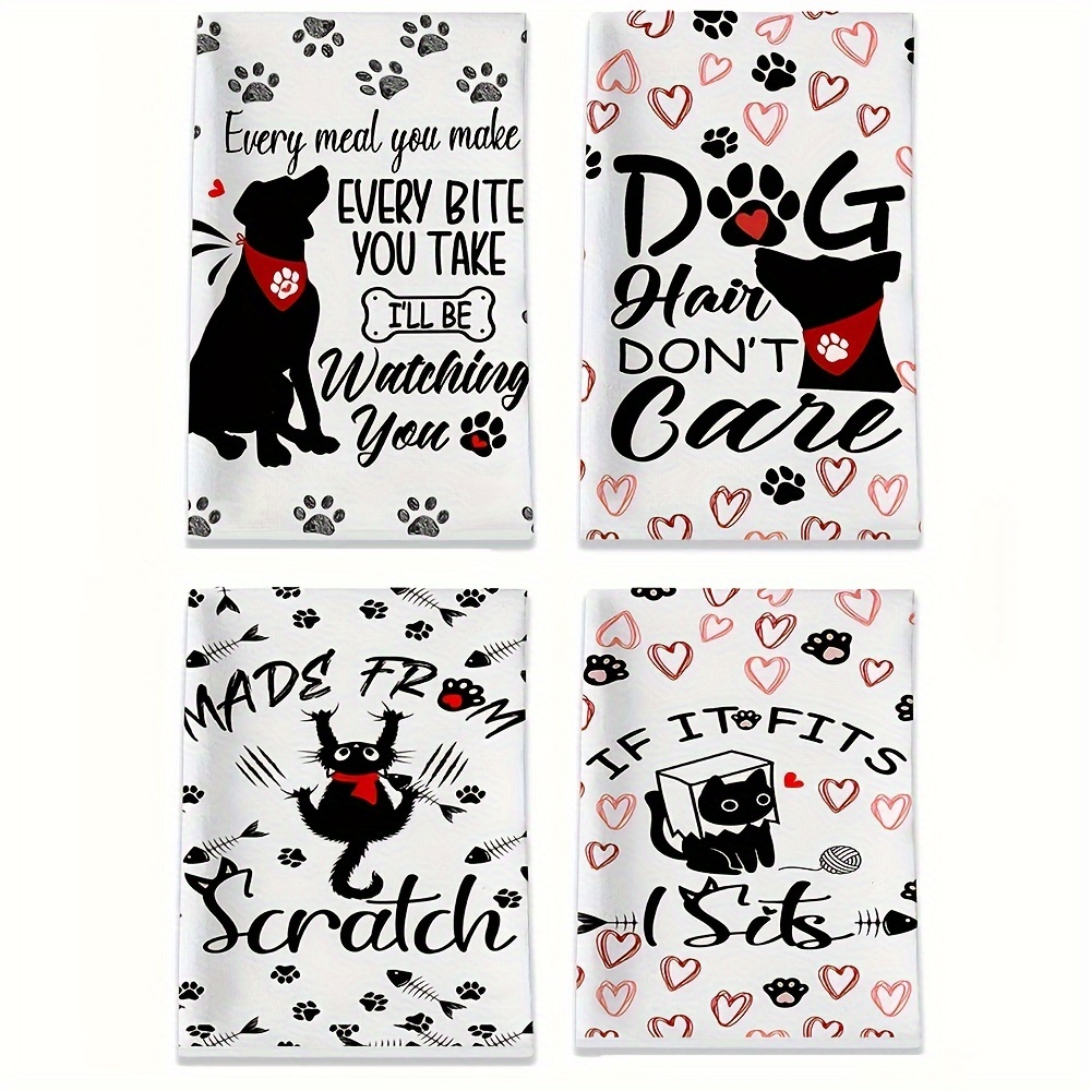 Home Textiles Towel Set - 2-Pack Cute Animal Kitchen Towels |