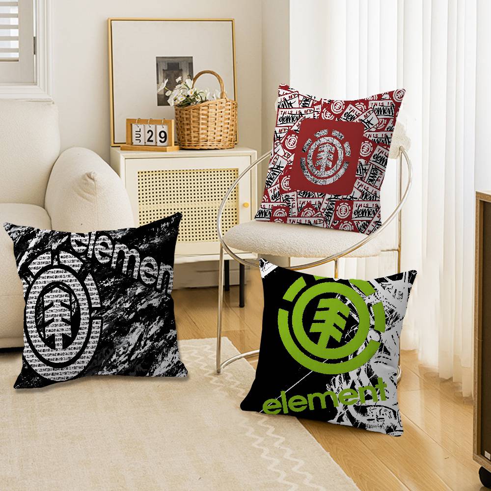 Home Textiles Super Soft - E-Element Skateboard logo Pillowcases Home Bedding