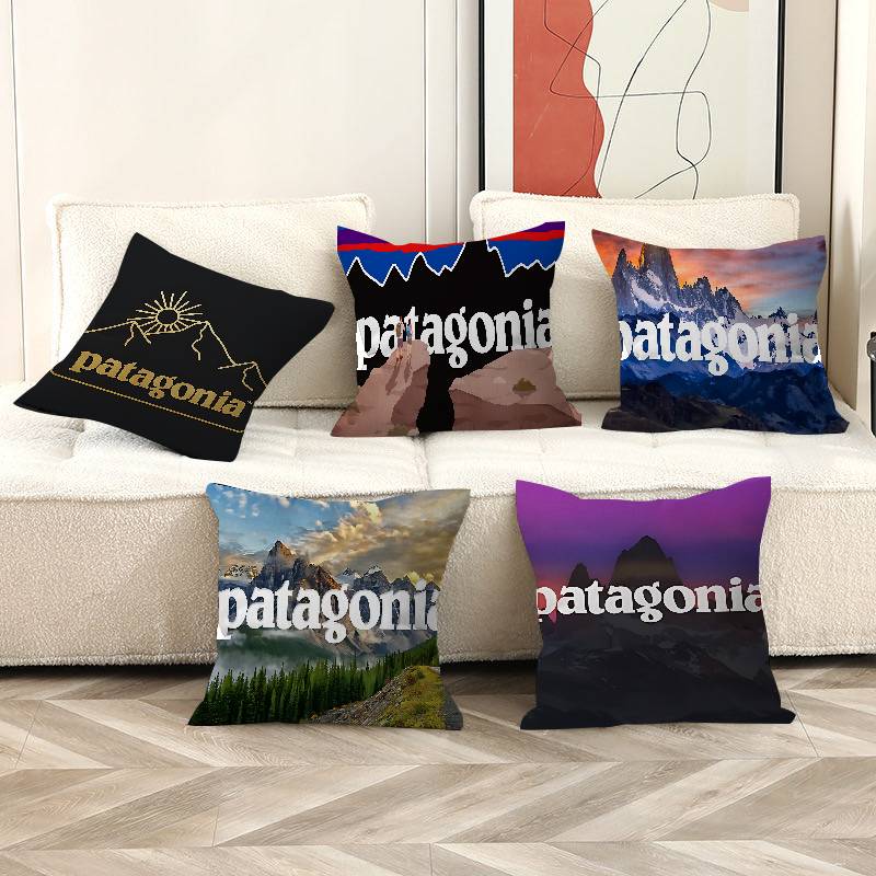 Home Textiles Logo - P-Patagonias Logo Pillow Covers Cartoon Sofa