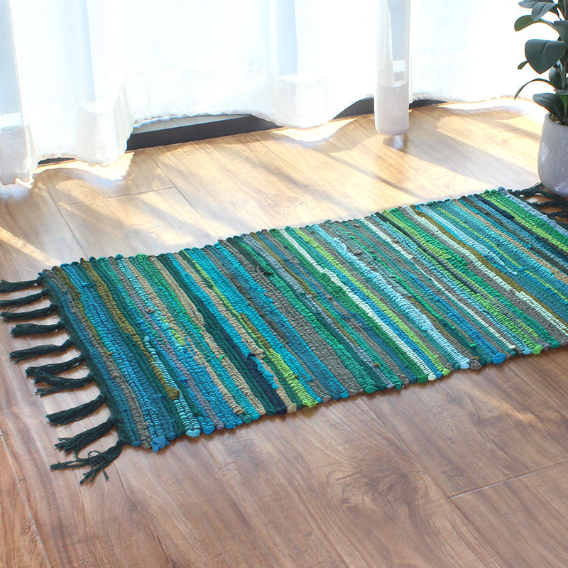 Japanese Home Textiles - Vintage Wood Print Floor Mats Doormat