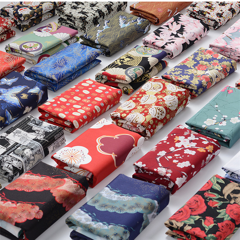 Japanese Home Textiles - Japanese Style Kimono Cheongsam Cloth for
