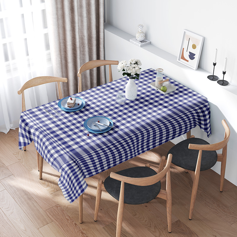 Home Textiles Premium - Classic Checkered Tablecloth - Premium Quality