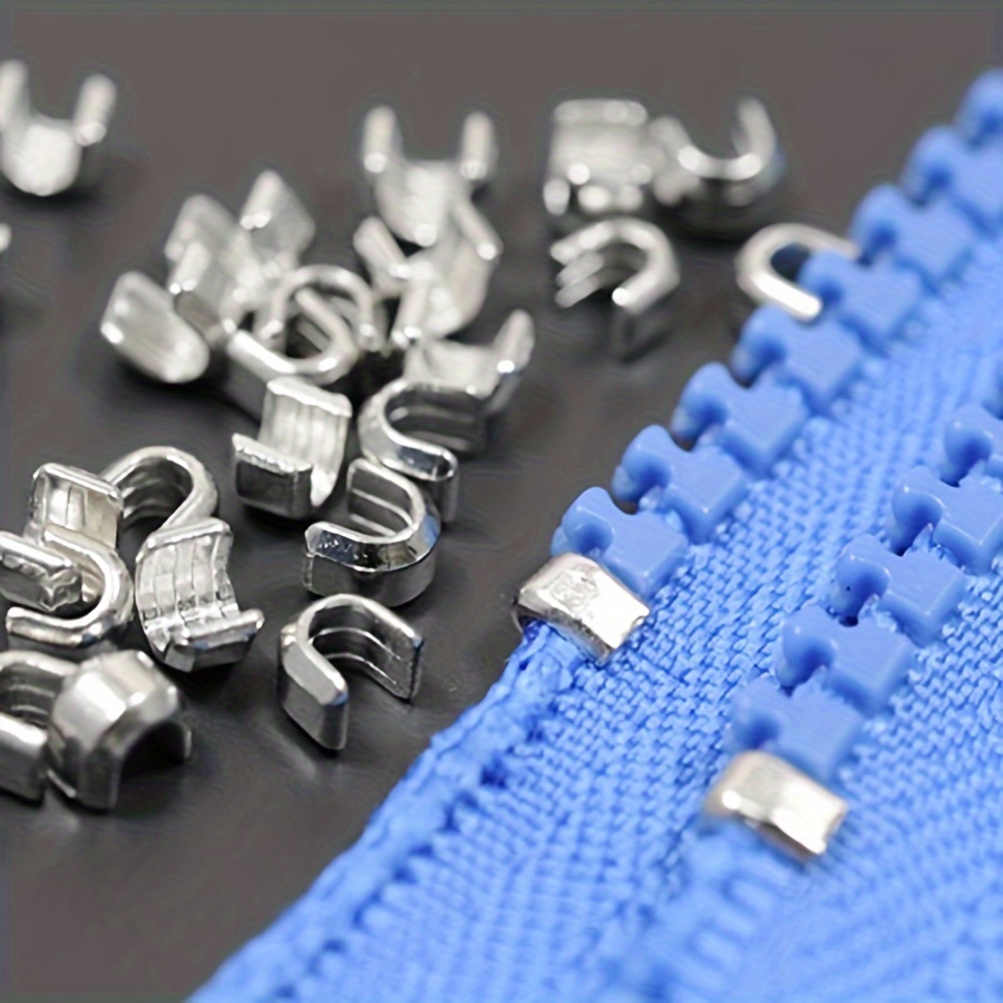 Home Textiles Premium - 200pc Metal Zipper Stopper Set -