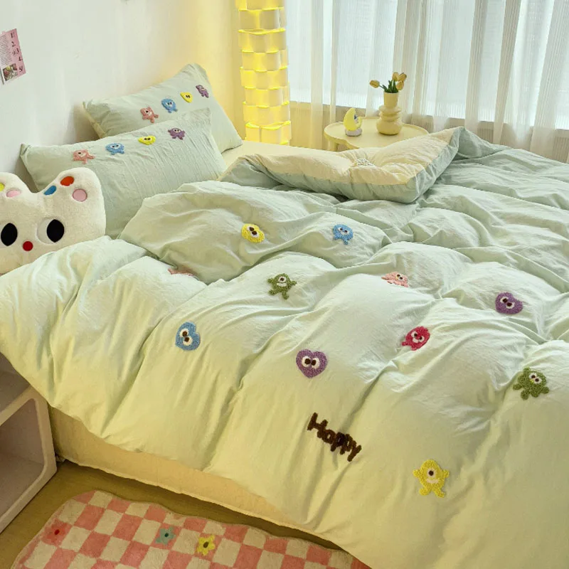 Home Textiles Towel Set - A-Class Cartoon Towel Embroidery Bedding Set
