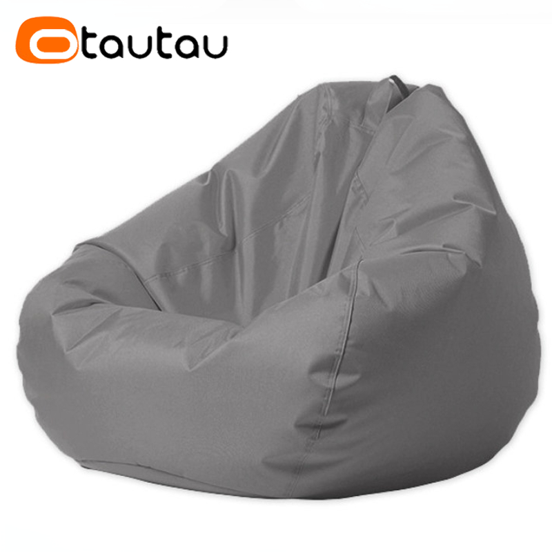 Floor Cushion Pouf - OTAUTAU Outdoor Waterproof Bean Bag Cover