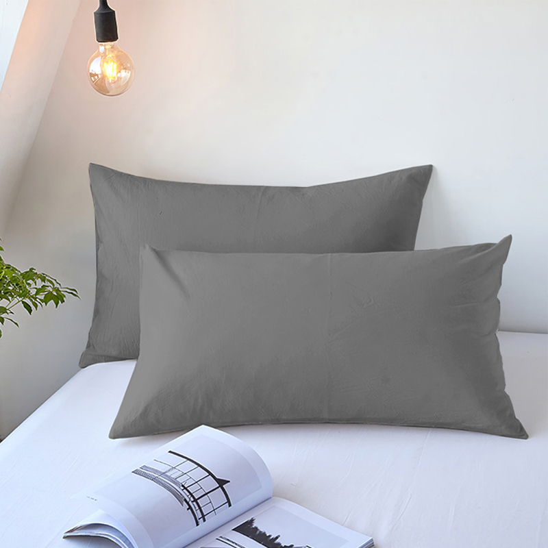 Pillow Cover 20X20 - 2pcs Brushed Pillowcase, Soft Breathable Pillowcase,