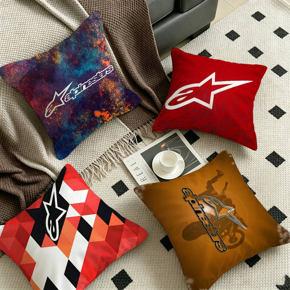 Home Textiles Logo - Alpinestars logo Pillow Cushion Cover Pillowcase
