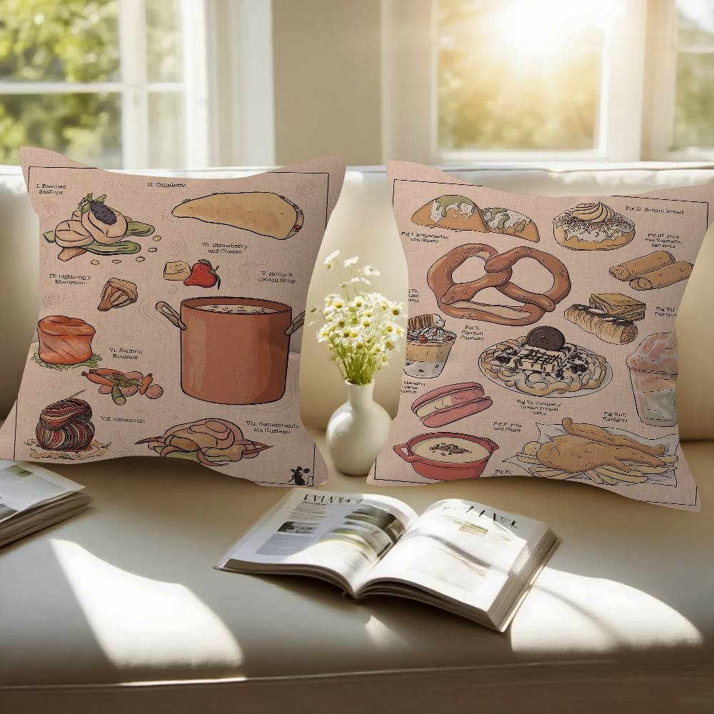 Japanese Home Textiles - Studio Ghibli Treats Japanese Food Personalized