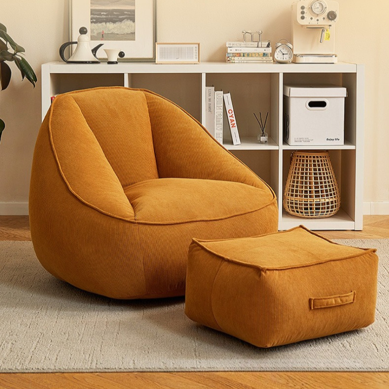 Floor Cushion Pouf - Single Bean Bag Sofa Living Room