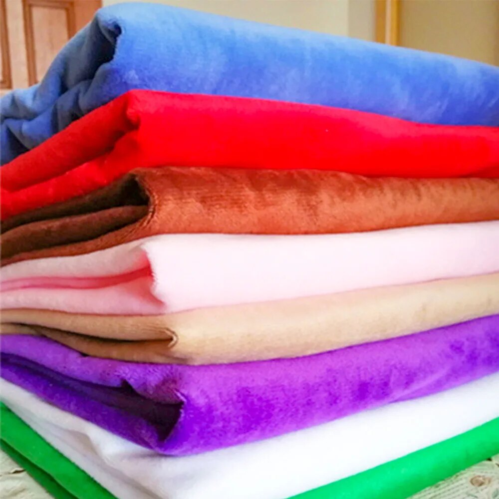 Home Textiles Super Soft - Minky Fabric Super Soft Plush Velvet