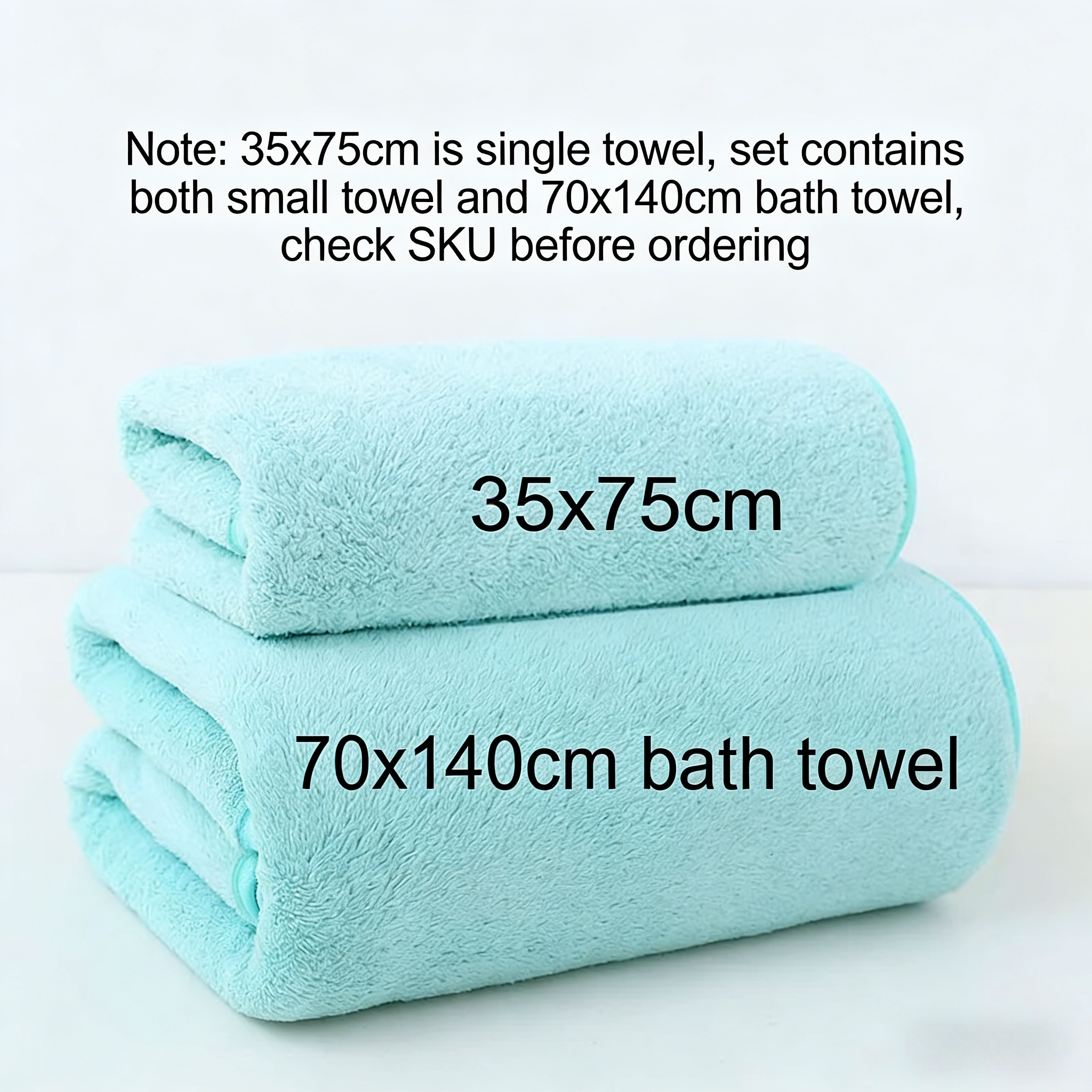 Solid Color Coral Fleece Thick - Home Textiles Towel Set review and price