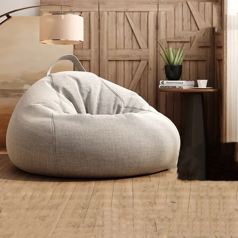 Lazy Sofa Cover Bean Bag Cover - Floor Cushion Pouf review and price