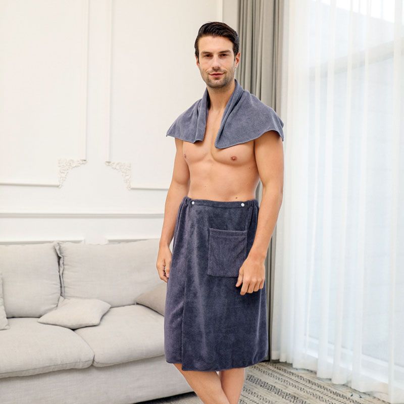 1 Set Man Wearable Microfiber  - Home Textiles Towel Set review and price