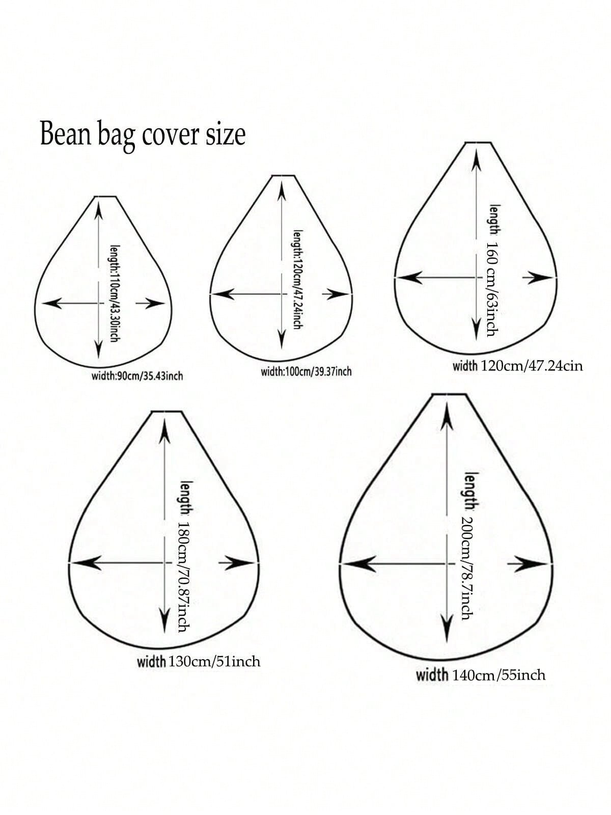 Bean Bag Cover Without Filler  - Floor Cushion Pouf review and price