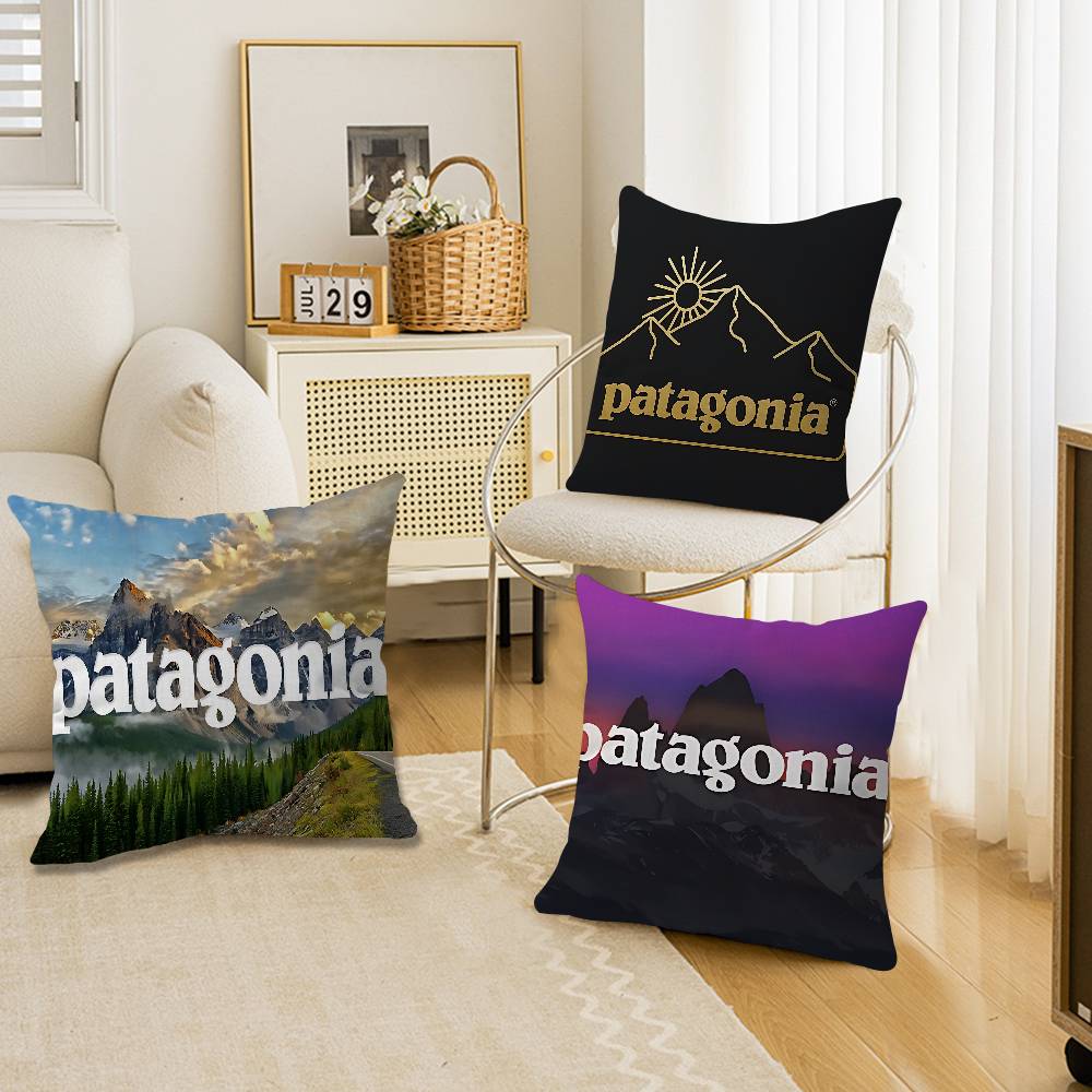 P-Patagonias Logo Pillow Cover - Home Textiles Logo review and price
