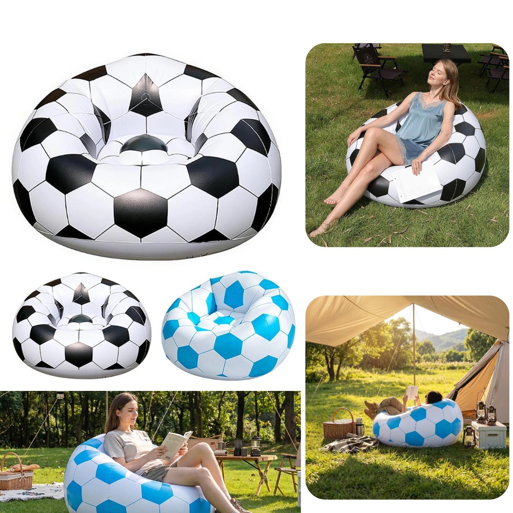 Inflatable Basketball Sofa Bea - Floor Cushion Pouf review and price
