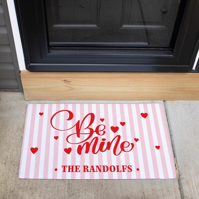Personalized Valentine Doormat - Home Textiles Today Logo review and price