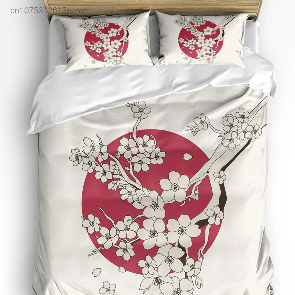 Japanese Style Crane Cherry Bl - Japanese Home Textiles review and price