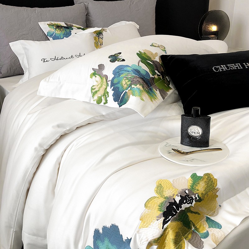 Embroidery White 800TC Egyptia - Home Textiles Super Soft review and price