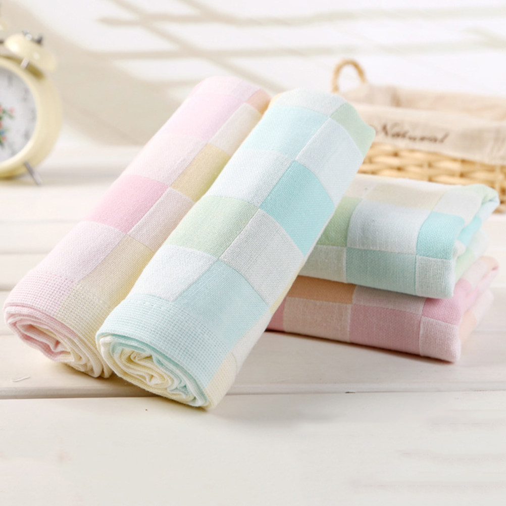 3Pcs Cotton Gauze Face Towels  - Home Textiles Towel Set review and price