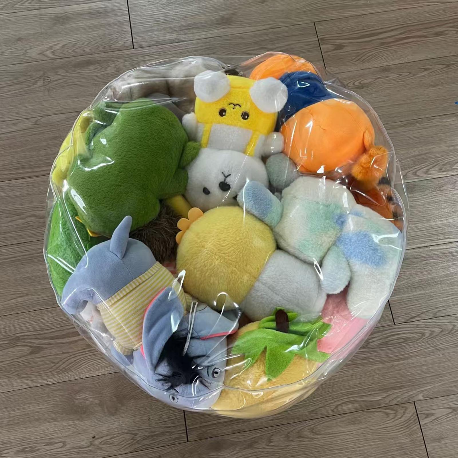 Clear Animal Storage Chair Plu - Floor Cushion Pouf review and price