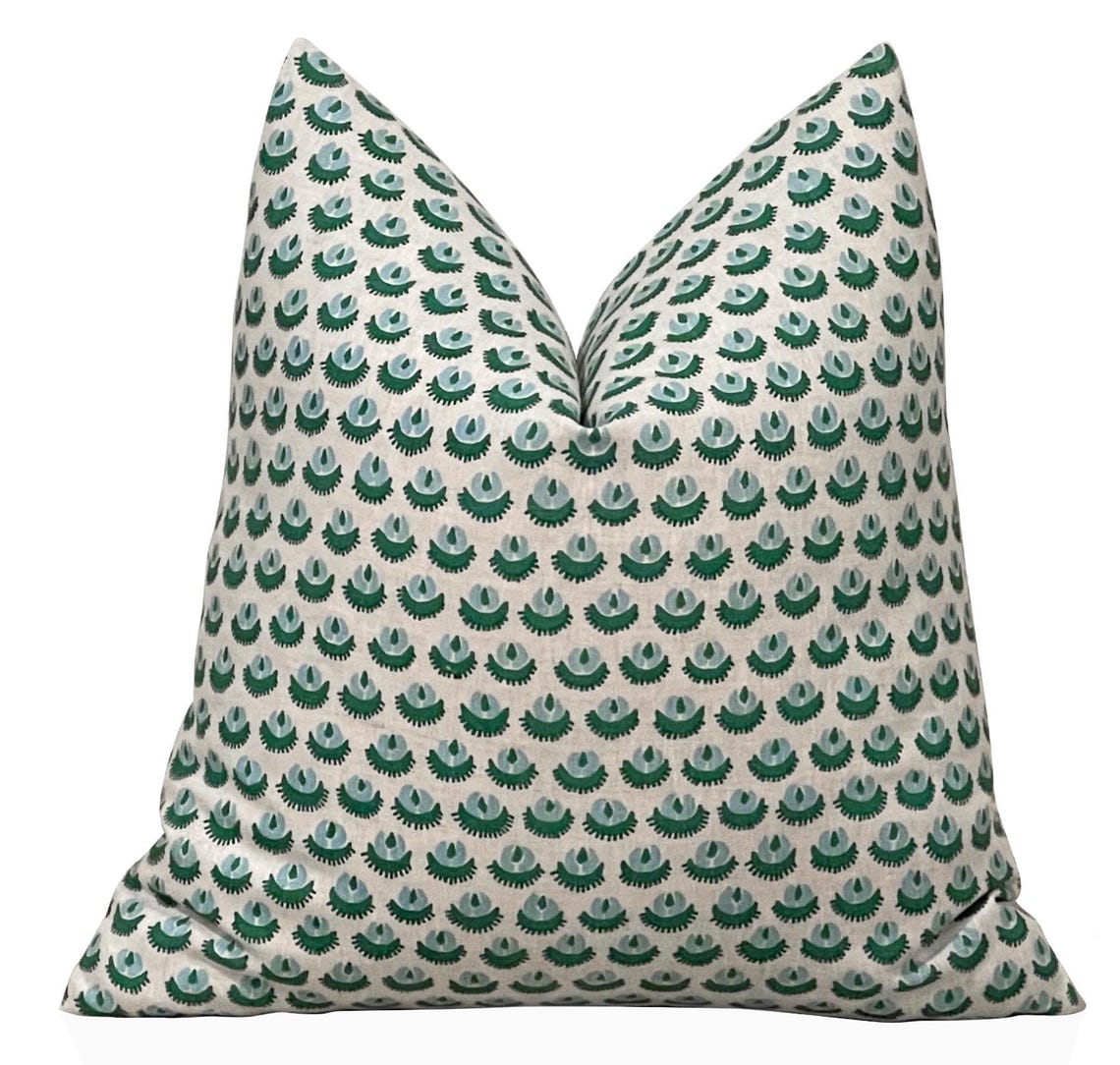 Emerald Green Cadiz Tiny Flora - Pillow Cover 20X20 review and price