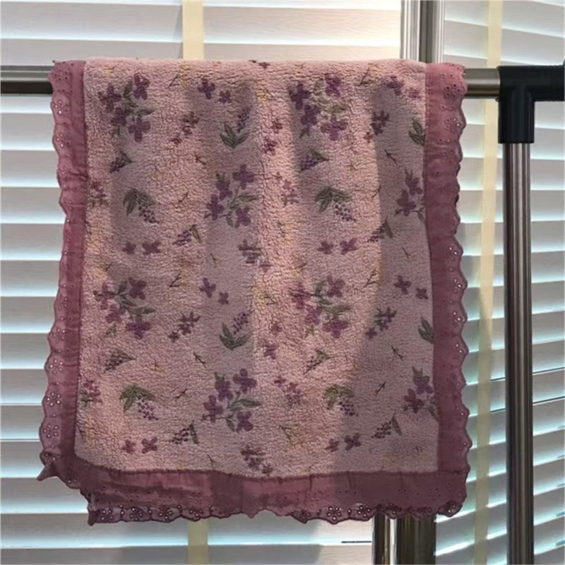 Couple Style Towel With Lace F - Home Textiles Towel Set review and price