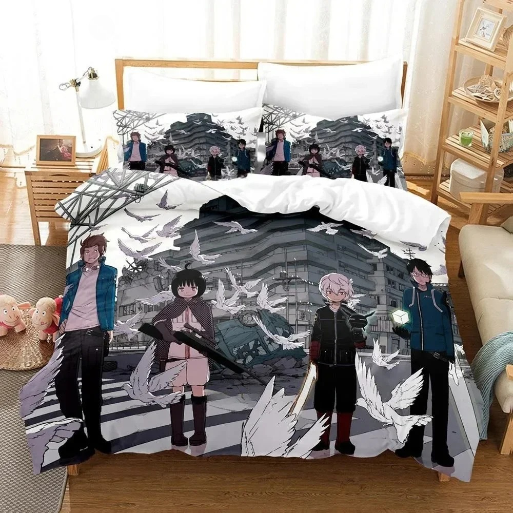 3D Anime World Trigger Bedding - Home Textiles Super Soft review and price