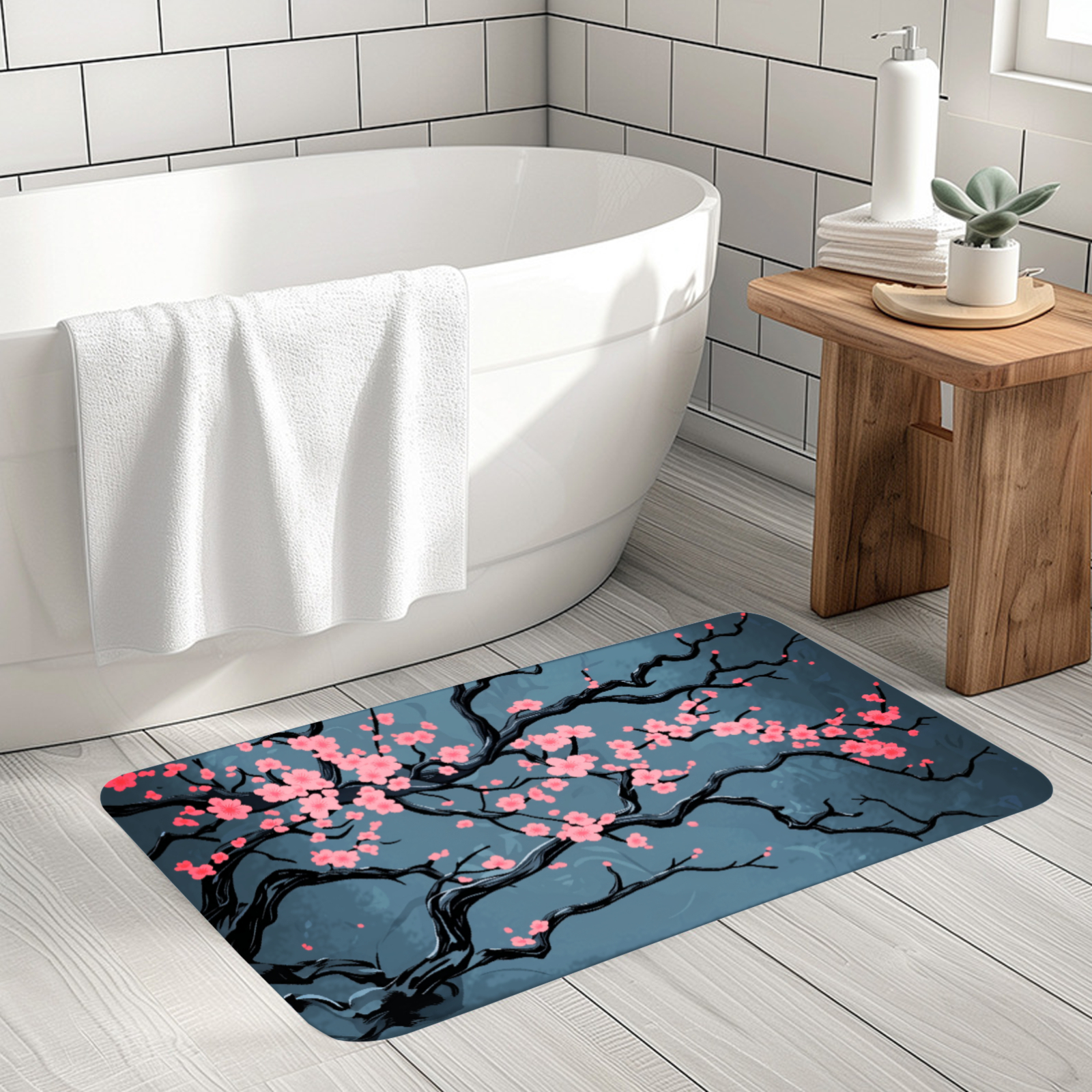 Japanese Cherry Blossom Tree B - Japanese Home Textiles review and price
