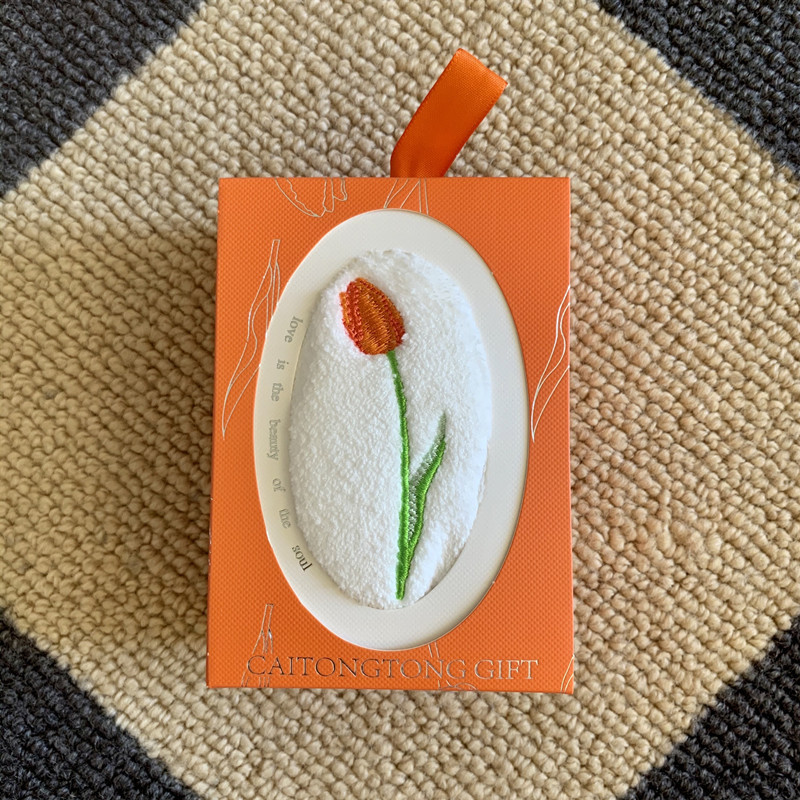 Embroidered Tulip Hand Towel S - Home Textiles Towel Set review and price