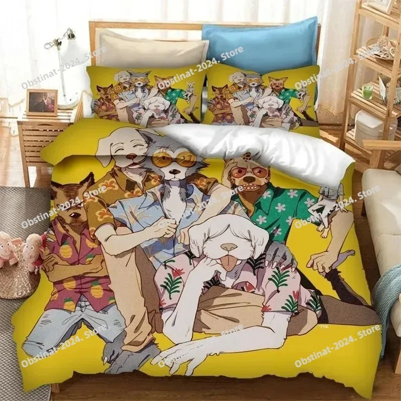 Anime BEASTARS Bedding Set Pri - Home Textiles Super Soft review and price
