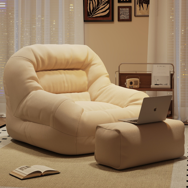 Lazy Bean Bag Sofas Portable C - Floor Cushion Pouf review and price