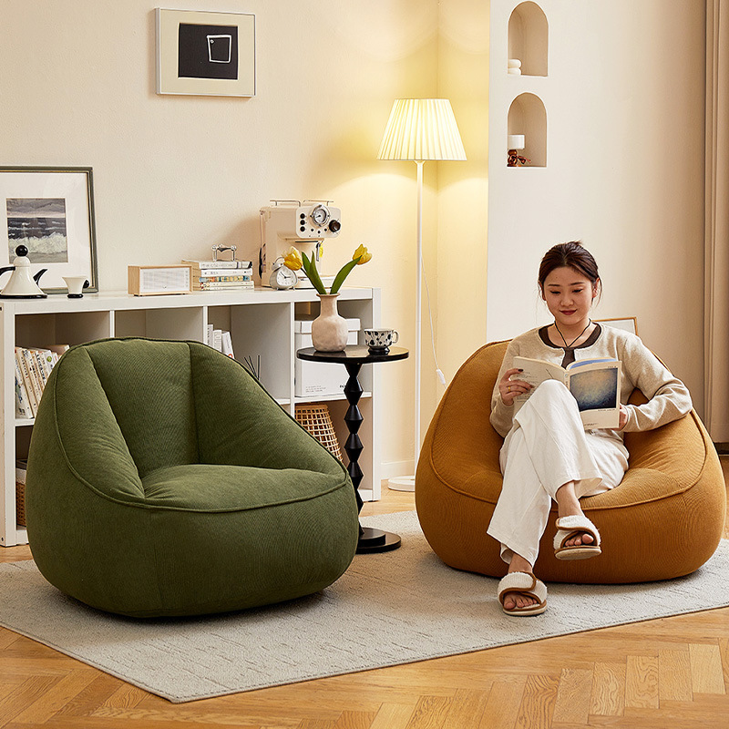 Single Bean Bag Sofa Living Ro - Floor Cushion Pouf review and price