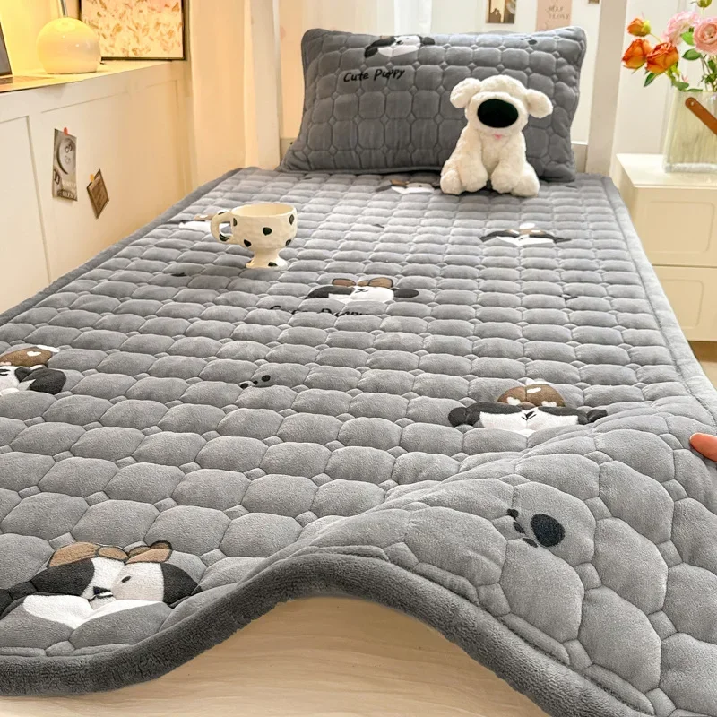 Cartoon Printed Warm Bed Mattr - Home Textiles Super Soft review and price