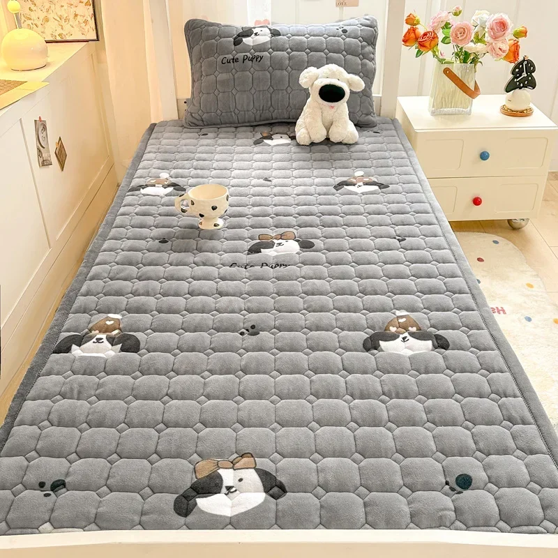 Cartoon Printed Warm Bed Mattr - Home Textiles Super Soft review and price