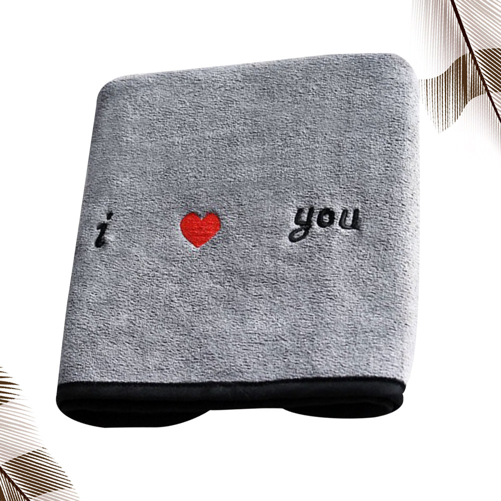 Soft Fiber Love Heart Dark Gra - Home Textiles Towel Set review and price