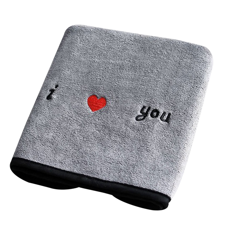 Soft Fiber Love Heart Dark Gra - Home Textiles Towel Set review and price