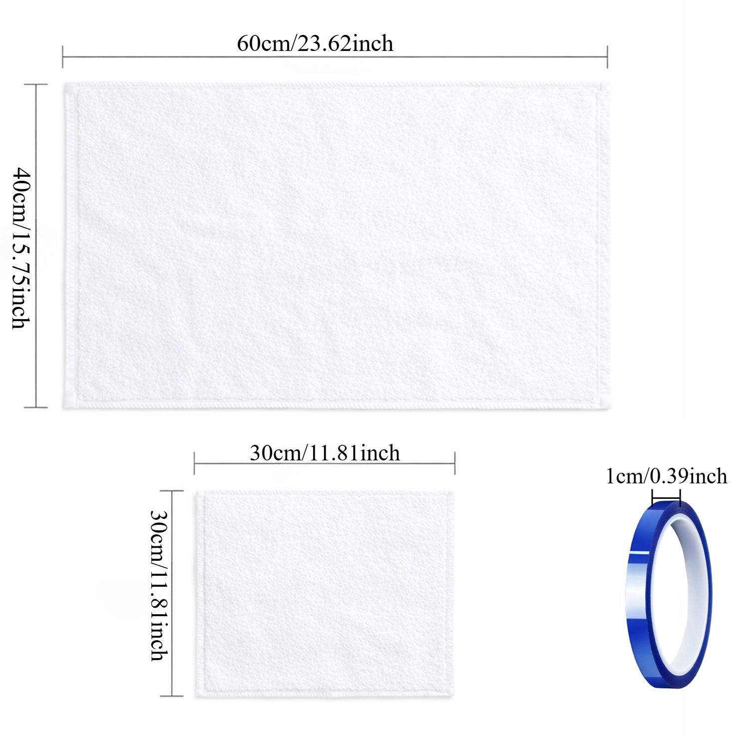 10PCS White Towel Set 40×60cm  - Home Textiles Towel Set review and price